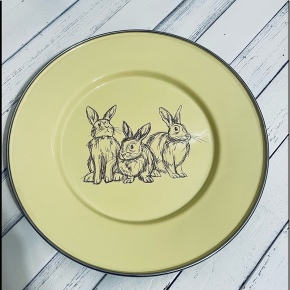 Golden Rabbit Beatrix Potter Peter Rabbit plate - Picture 1 of 5